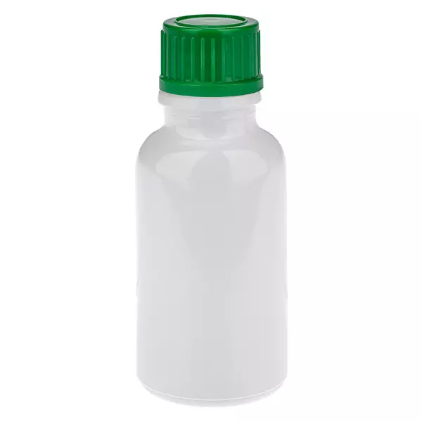 Butelka 20 ml z zielonym zakrętką 11 mm Standard WhiteLine UT18/20 Butelka 20 ml z zielonym zakrętką 11 mm Standard WhiteLine UT18/20