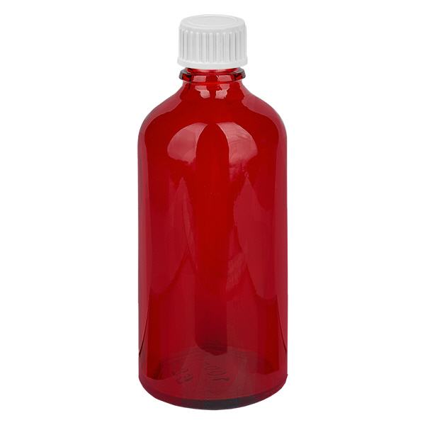 Butelka 100ml (kuleczka) 3mm GR w. STD RedL. UT18/100