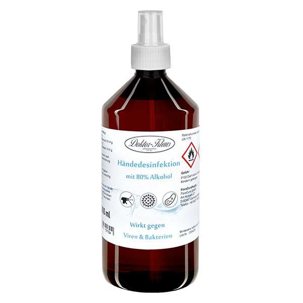Płyn do dezynfekcji rąk w sprayu 1000ml Doktor-Klaus Płyn do dezynfekcji rąk w sprayu 1000ml Doktor-Klaus