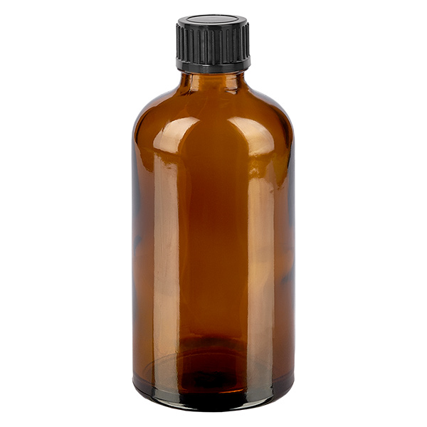 100 ml butelka 11 mm SV czarna STD BrownL. UT18/100