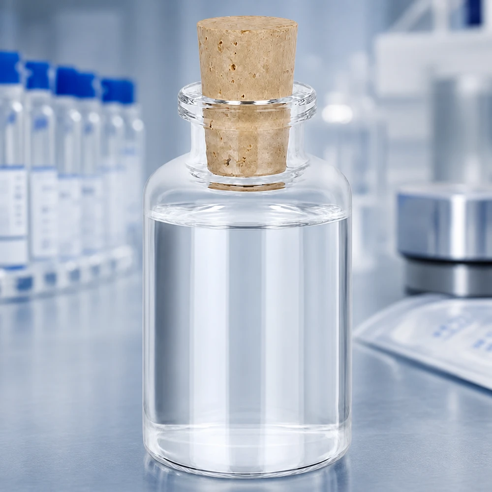 Butelka z przezroczystego szkła 30 ml z korkiem 11/14 mm Rundglasflasche 30ml mit passendem Naturkorken 11/14mm für Laborproben und Sammlerstücke