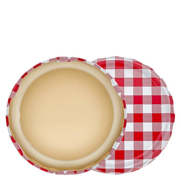 Pokrywa BasicSeal 82 mm w szachownic&#281; czerwono-bia&#322;&#261; (TO82) UN...
