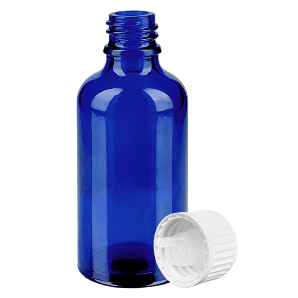 Butelka z zakraplaczem 50 ml 0,9 mm bia&#322;y STD BlueL. UT18/50