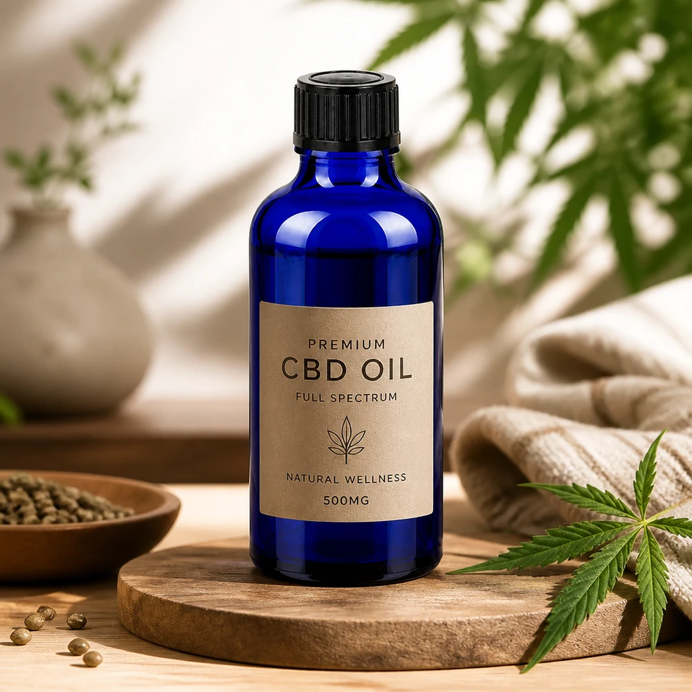 50 ml butelka 11 mm SV czarna OV BlueLine UT18/50 Mała szklana butelka 50 ml w intensywnym niebieskim kolorze z praktyczną czarną zakrętką do użytku mobilnego