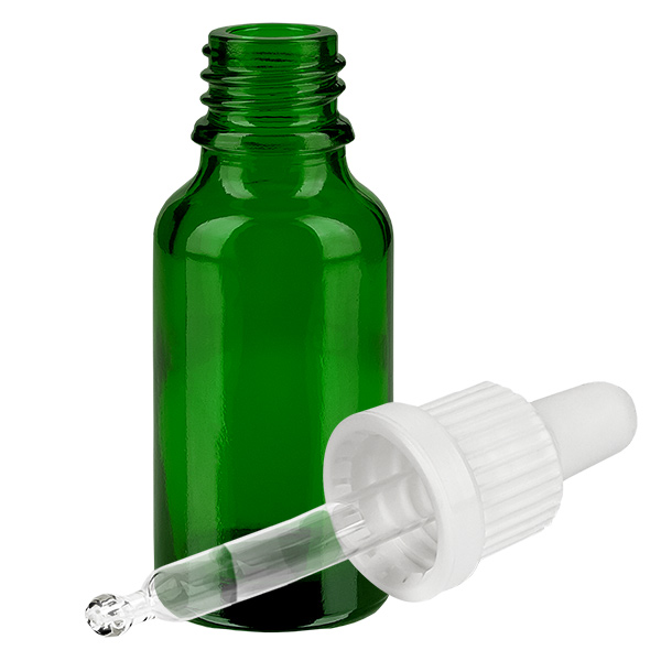 Butelka z pipetą 20 ml biała OV GreenLine UT18/20 Butelka z pipetą 20 ml biała OV GreenLine UT18/20