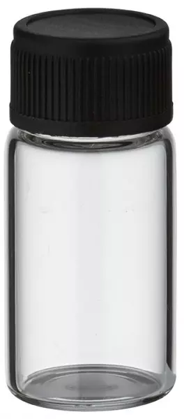 3ml mini buteleczka przezroczysta Ku.-V. czarna UT13/3 UNiTWIST