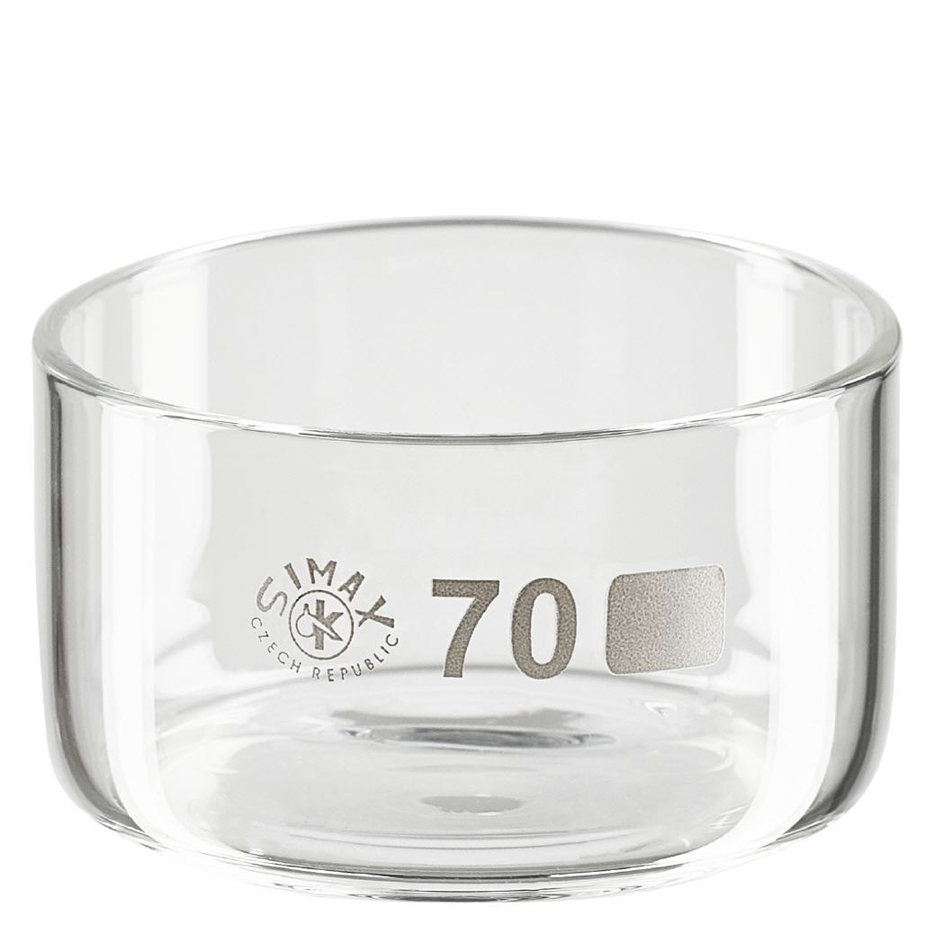 Naczynie do krystalizacji 100 ml bez dziobka Borokrzemianowe Naczynie do krystalizacji 100 ml bez dziobka Borokrzemianowe