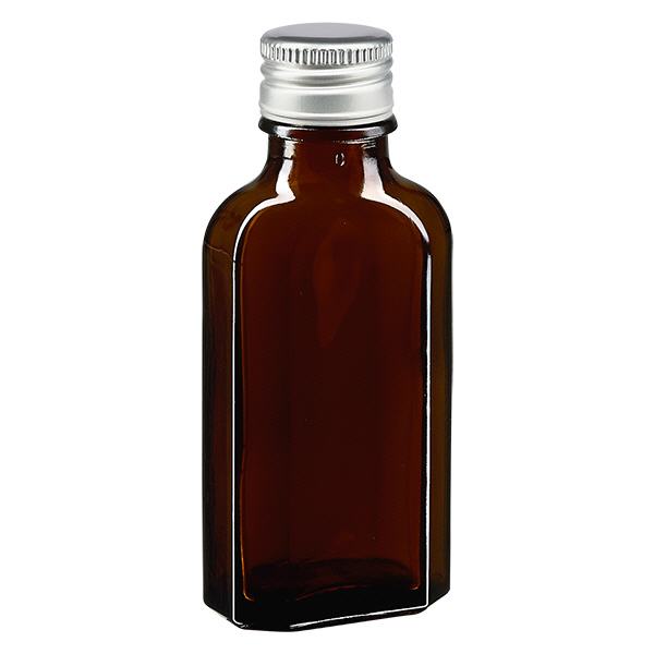 50 ml Meplat brązowy ze srebrnym aluminiowym kapslem PP22