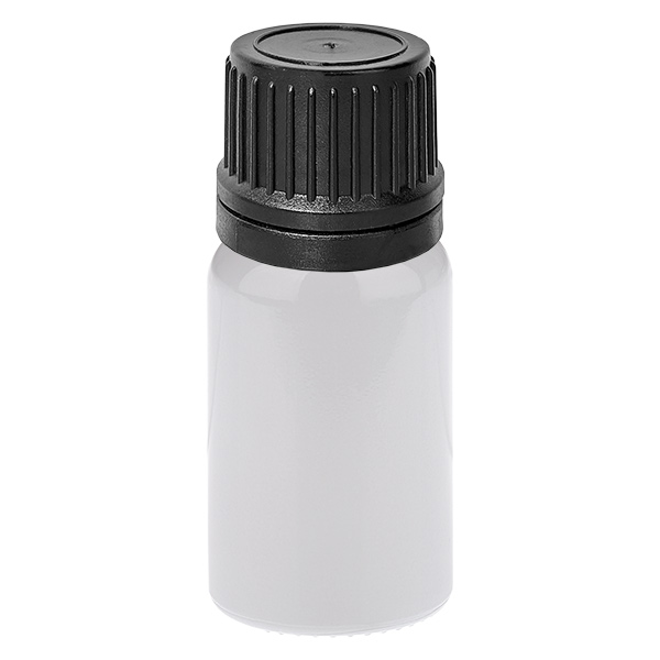Butelka z zakraplaczem 10 ml, 1 mm, czarna, zamknięcie zabezpieczające przed otwarciem przez osoby nieuprawnione WhiteLine UT18/10 Butelka z zakraplaczem 10 ml, 1 mm, czarna, zamknięcie zabezpieczające przed otwarciem przez osoby nieuprawnione WhiteLine UT18/10