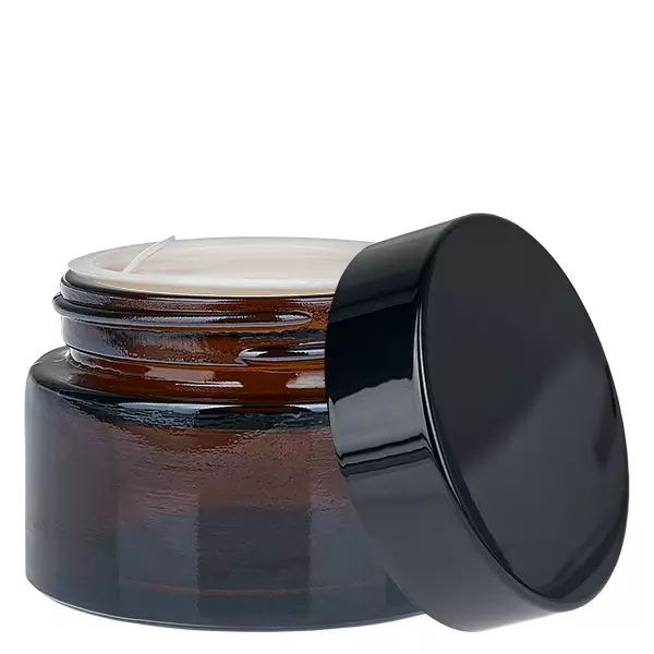 Szklany słoik 30ml brązowy z pokrywką UNiTWIST Szklany słoik 30ml brązowy z pokrywką UNiTWIST