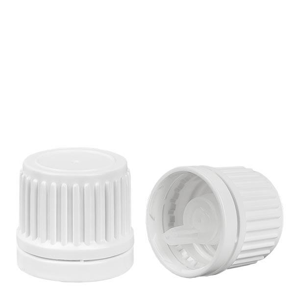 Zakraplacz 0,8 mm biały (DIN18, UT18) z pierścieniem zabezpieczającym. Pionowy zakraplacz. Do ApoGlas®, UNiTWIST® i Miron® Apofl. 5-100 ml z gwintem 18 mm. Zakraplacz 0,8 mm biały (DIN18, UT18) z pierścieniem zabezpieczającym. Pionowy zakraplacz. Do ApoGlas®, UNiTWIST® i Miron® Apofl. 5-100 ml z gwintem 18 mm.