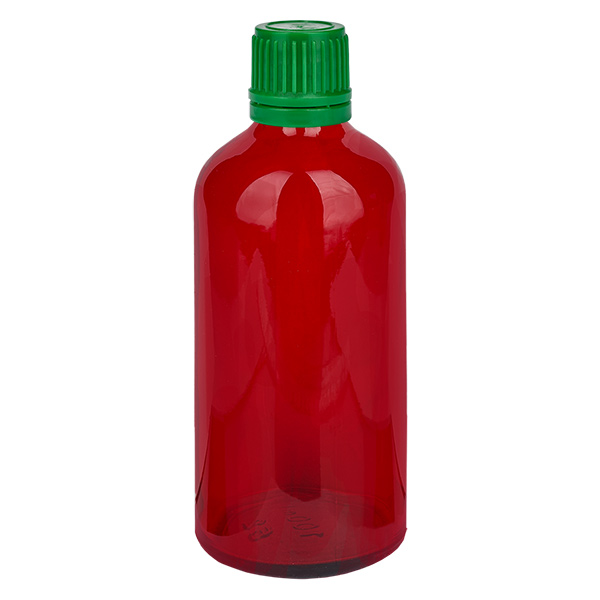 Butelka 100 ml 11 mm SV zielona OV RedLine UT18/100