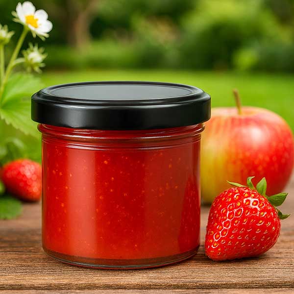 Słoik z pokrywką BasicSeal, czarny UN..