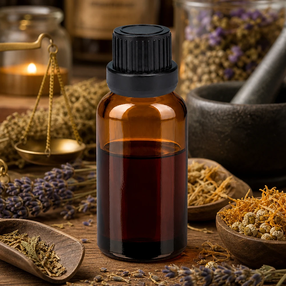 20 ml butelka z kroplomierzem 2 mm czarna OV BrownLine UT18/20 Butelka z zakraplaczem farmaceutycznym 20 ml z gwintem UT18/20 do zastosowań farmaceutycznych
