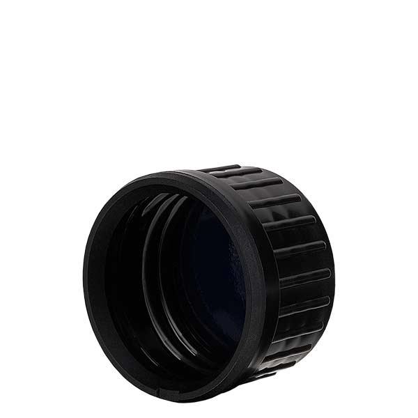 Czarna zakr&#281;tka do butelek z fioletowym olejem