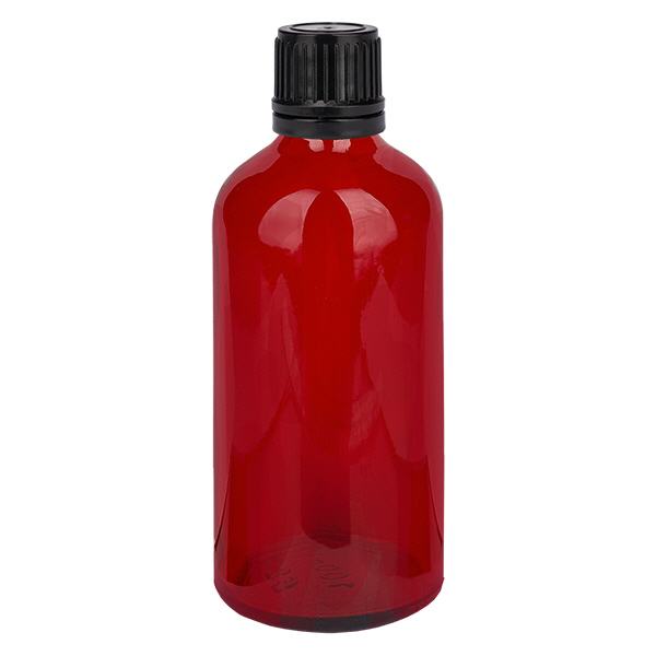 Butelka 100ml (globulka) 3mm GR s. OV RedL. UT18/100