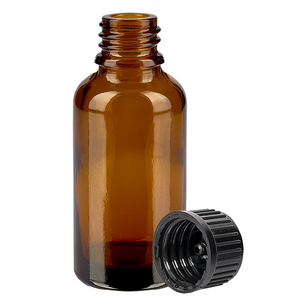 30 ml butelka 11 mm SV czarna STD BrownLine UT18/30