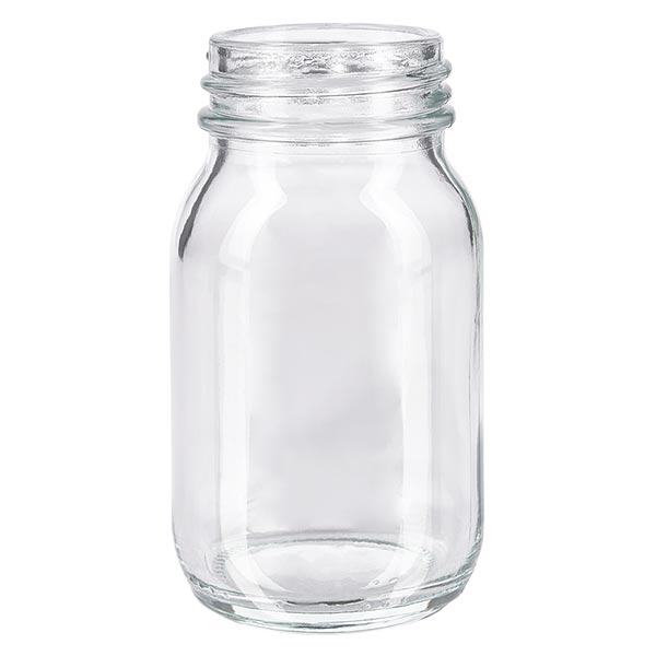 Butelka z szerok&#261; szyjk&#261; 100 ml z przezroczystego szk&#322;a