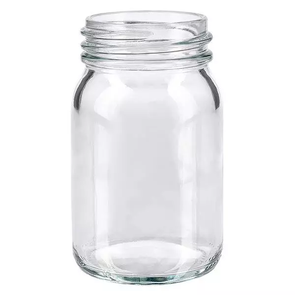 Butelka z szeroką szyjką 200 ml z przezroczystego szkła Butelka z szeroką szyjką 200 ml z przezroczystego szkła