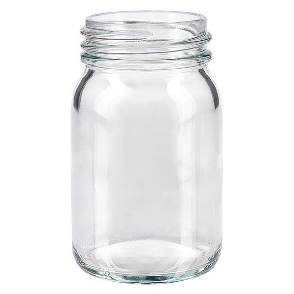 Butelka z szerok&#261; szyjk&#261; 200 ml z przezroczystego szk&#322;a