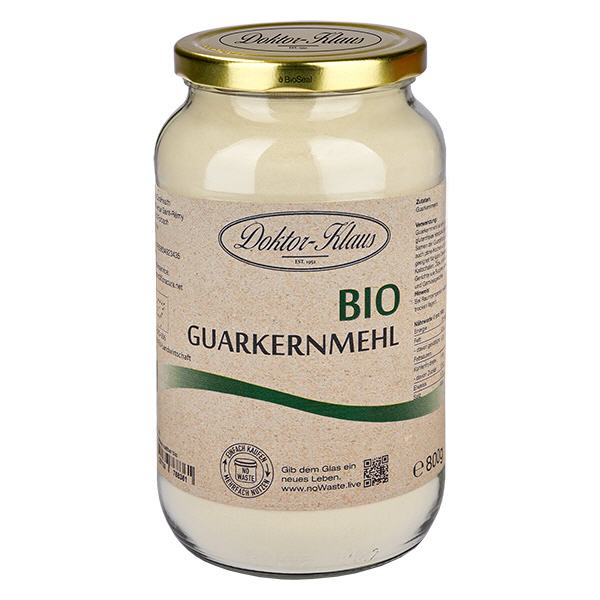 800g organicznej gumy guar Doktor-Klaus noWaste 800g organicznej gumy guar Doktor-Klaus noWaste