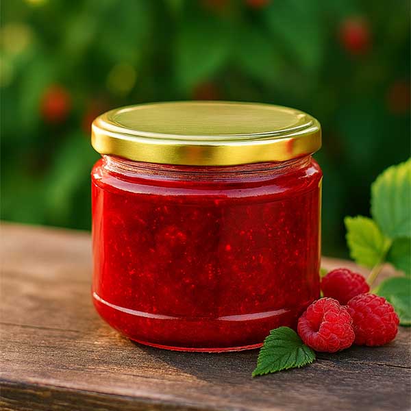 Słoik okrągły 330 ml z pokrywką BasicSeal w kolorze złotym UNiTWIST