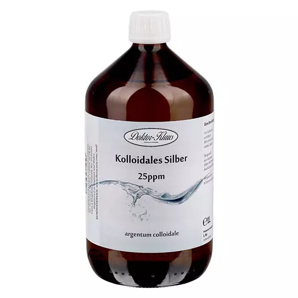 Srebro koloidalne 25ppm 1000ml Doktor-Klaus
