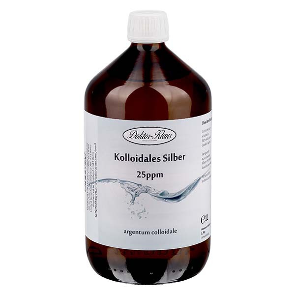 Srebro koloidalne 25ppm 1000ml Doktor-Klaus Srebro koloidalne 25ppm 1000ml Doktor-Klaus