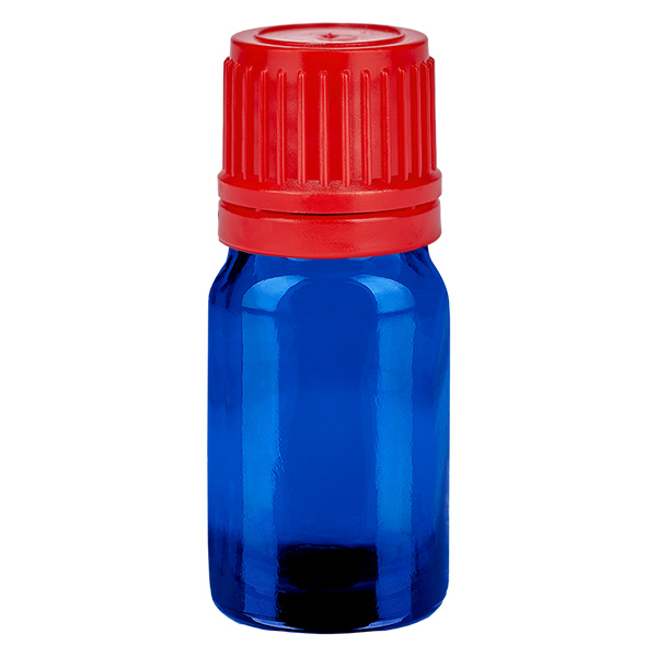 Butelka 5 ml 11 mm SV czerwona OV BlueLine UT18/5