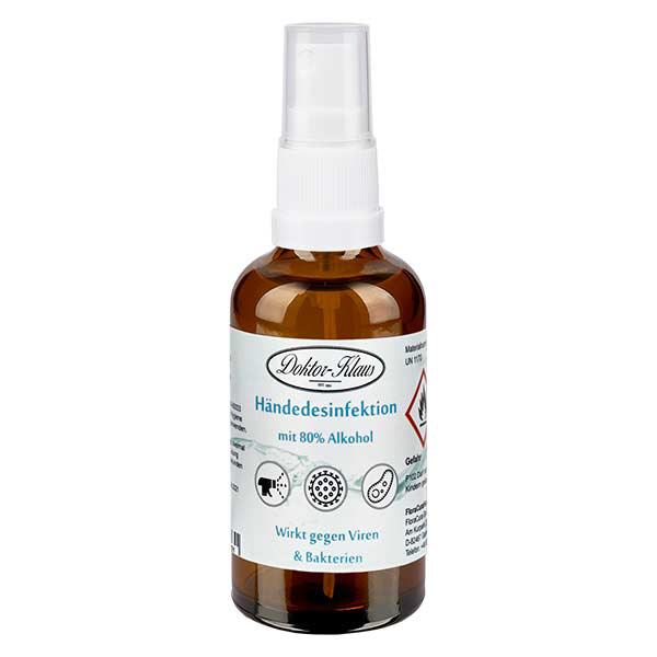 Płyn do dezynfekcji rąk w sprayu 50ml Doktor-Klaus Płyn do dezynfekcji rąk w sprayu 50ml Doktor-Klaus