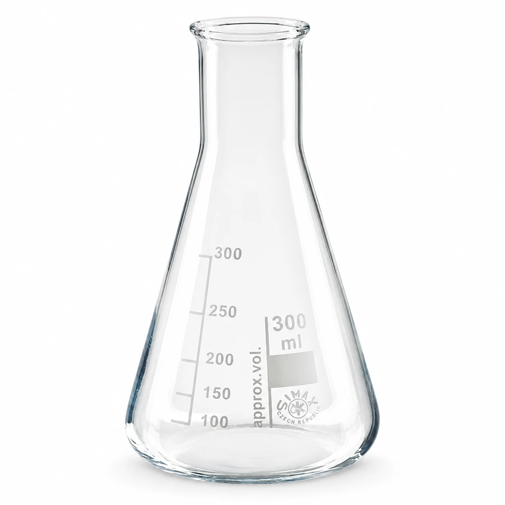 Kolba Erlenmeyera 300 ml z wąską szyjką