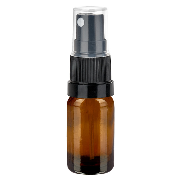 10 ml butelka ze spryskiwaczem czarna/przezroczysta STD BrownLine UT18/10