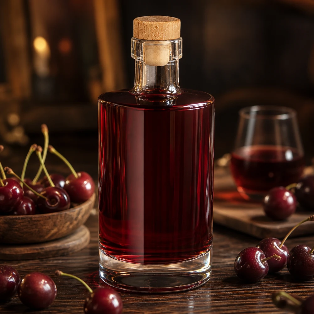 Butelka szklana 350 ml Galileo z drewnianym korkiem UNiTWIST® Butelka szklana 350 ml Galileo z drewnianym korkiem UNiTWIST®
