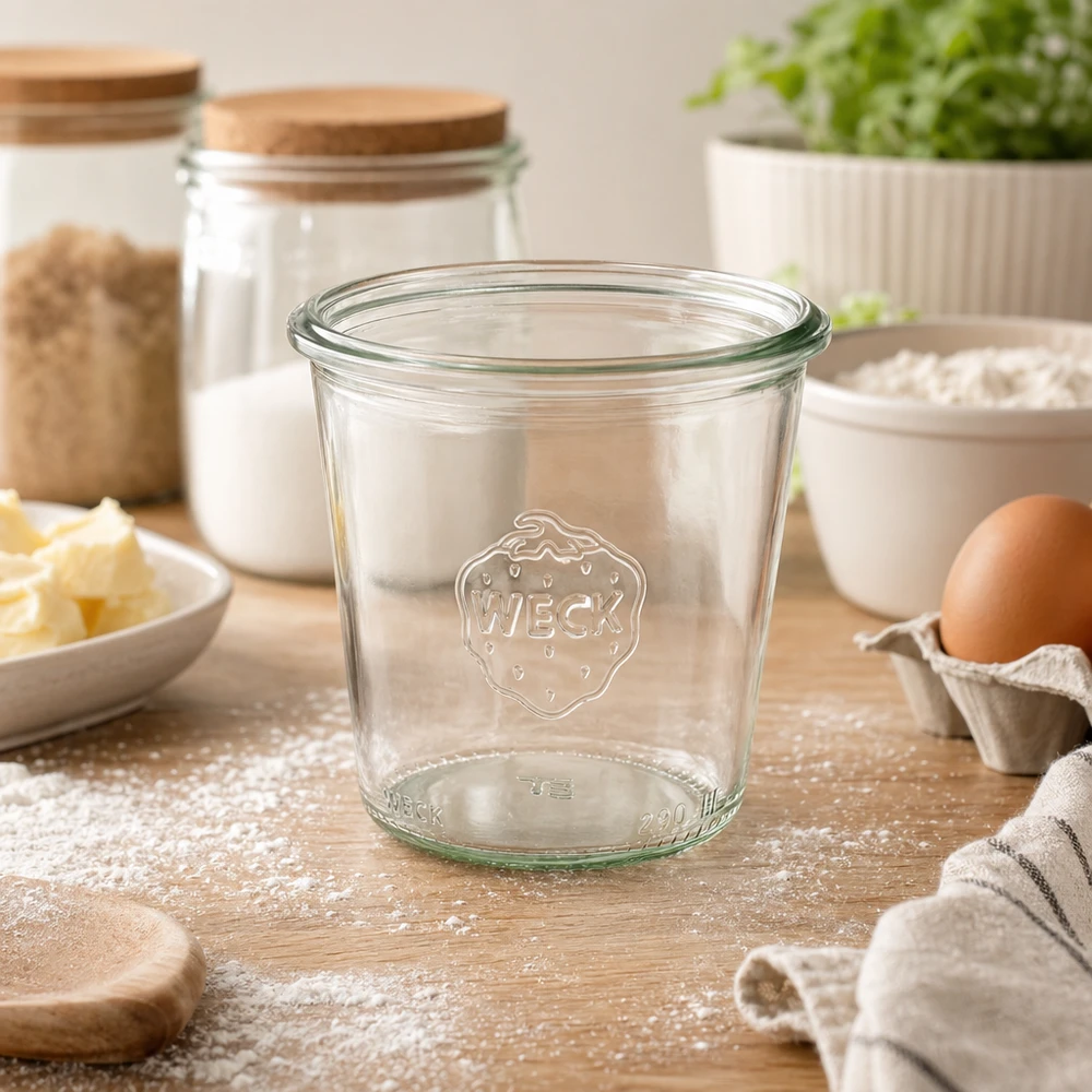 Słoik z szeroką szyjką, 290 ml, WECK RR80 Słoik z szeroką szyjką, 290 ml, WECK RR80