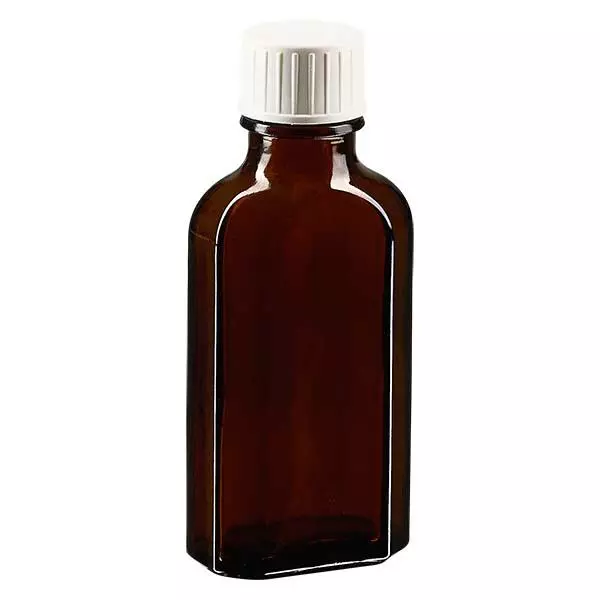 50 ml Brązowa zakrętka Meplat z pierścieniem do nalewania