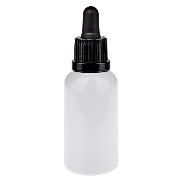 Butelka z pipetą 30 ml czarna, zamknięcie zabezpieczające WhiteLine UT18/30 Butelka z pipetą 30 ml czarna, zamknięcie zabezpieczające WhiteLine UT18/30