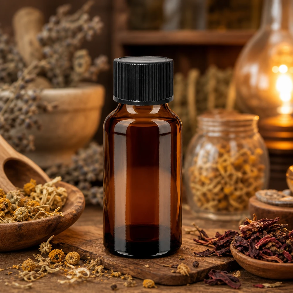 Butelka z kroplomierzem 20 ml 1 mm czarna STD BrownLine UT18/20 Wysokiej jakości butelka z zakraplaczem BrownLine 20 ml z czarną zakrętką do użytku profesjonalnego