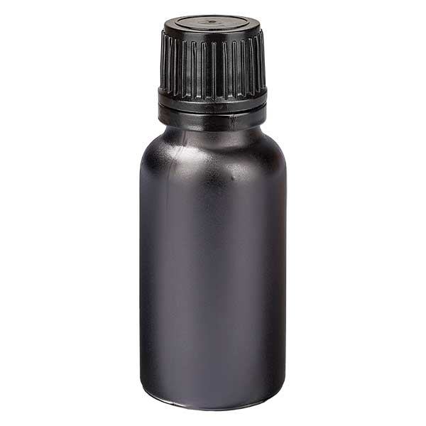 Butelka z zakraplaczem 20 ml 1 mm OV BlackL. UT18/20 Butelka z zakraplaczem 20 ml 1 mm OV BlackL. UT18/20