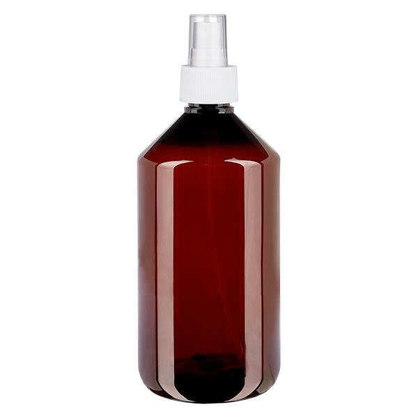 Butelka PET 750 ml z atomizerem biała Butelka PET 750 ml z atomizerem biała