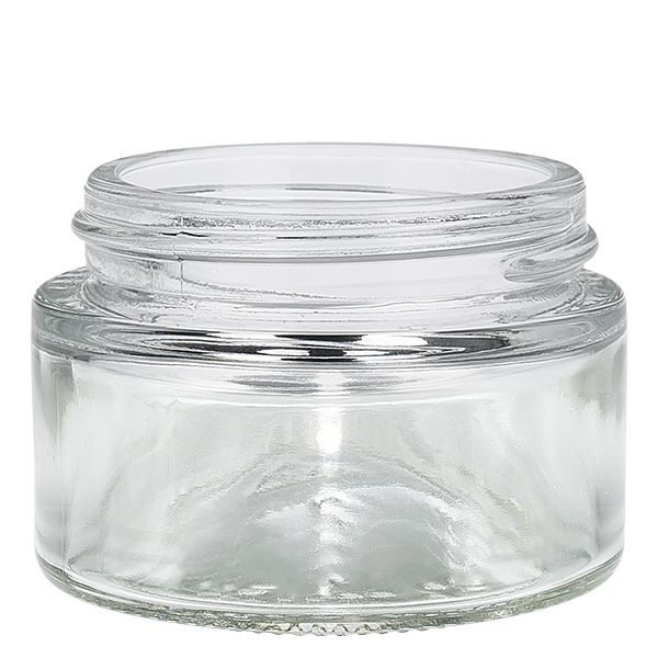 Szklany słoik 30 ml przezroczysty z pokrywką UNiTWIST Szklany słoik 30 ml przezroczysty z pokrywką UNiTWIST