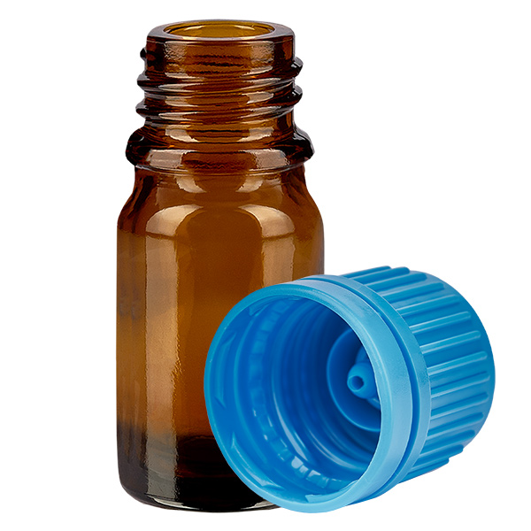 Butelka 5 ml 11 mm SV niebieska OV BrownLine UT18/5
