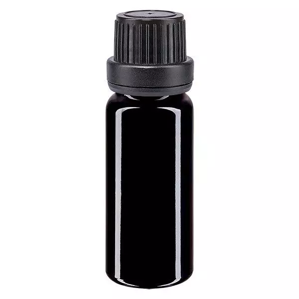 Butelka apteczna viol. 10ml kroplówka v. Pr. 2mm czarny OV Butelka apteczna viol. 10ml kroplówka v. Pr. 2mm czarny OV
