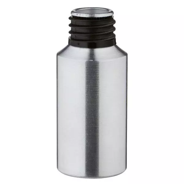 Butelka z polerowanego aluminium o pojemności 30 ml Butelka z polerowanego aluminium o pojemności 30 ml