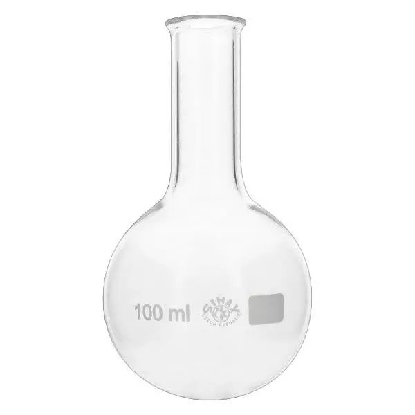 Kolba okrągłodenna 100 ml z wąską szyjką