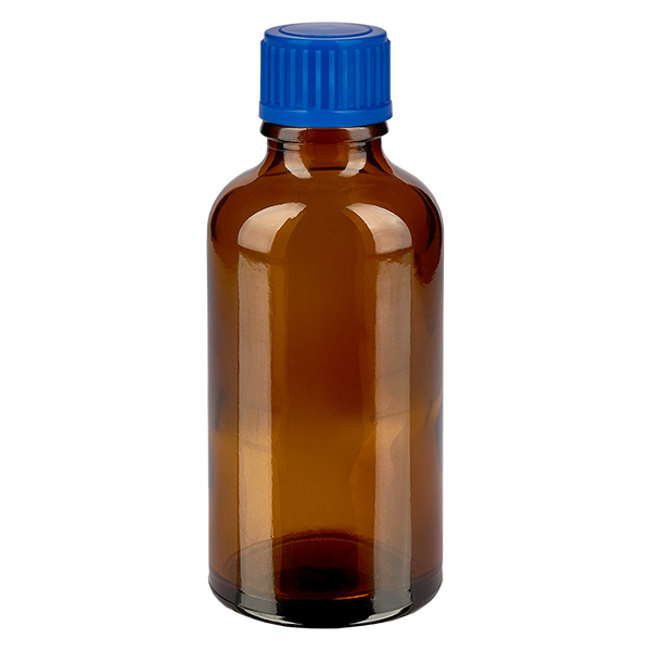 Butelka 50 ml 11 mm SV niebieski STD BrownLine UT18/50