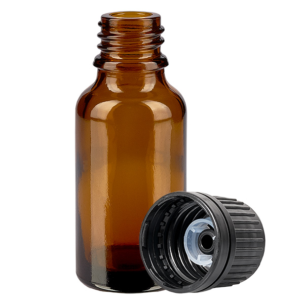 20 ml butelka (globulka) 8 mm GR s. OV BrownL. UT18/20