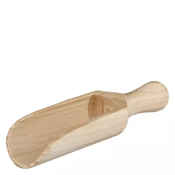 Drewniana łopatka rozmiar M półokrągła 14cm długości wykonana z naturalnego drewna do kuchni i gospodarstwa domowego