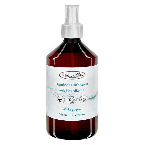 Płyn do dezynfekcji rąk w sprayu 500ml Doktor-Klaus Płyn do dezynfekcji rąk w sprayu 500ml Doktor-Klaus
