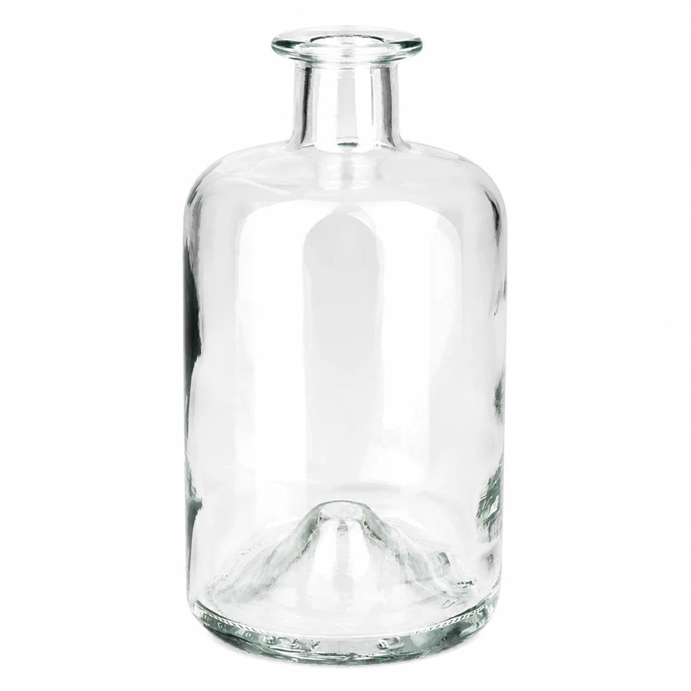 Butelka apteczna 500 ml 500ml Glasflasche "Sofia" ohne Verschluss UNiTWIST bez zamknięcia UNiTWIST® 500ml szklana butelka Sofia przezroczysta bez zakrętki UNiTWIST butelka farmaceutyczna pusta do napełniania