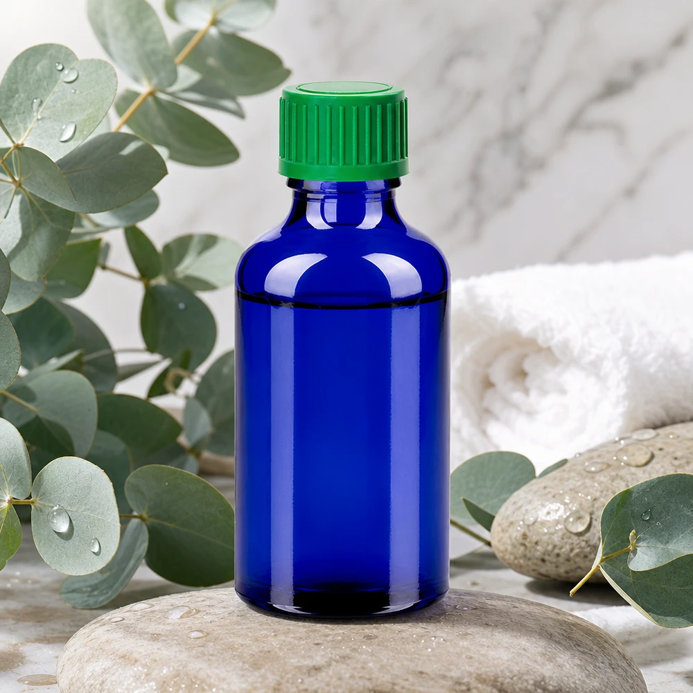 Butelka z kroplomierzem 50 ml 0,8 mm zielona STD BlueLine UT18/50 Butelka z zakraplaczem BlueLine 50 ml z zieloną nasadką STD do dokładnego dozowania płynu